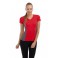Ladies' Tagless&reg; V-Neck T Contrast Sports