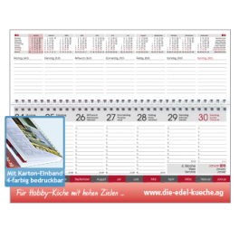 Tischquerkalender Desk Top TQR