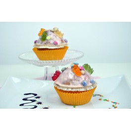 Vanilla Candy Cupcake