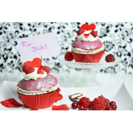 Himbeer Romance Cupcake