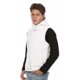 Men Hooded Softshell Gilet