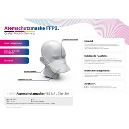 Atemschutzmaske "HB2 NR" FFP2 NR