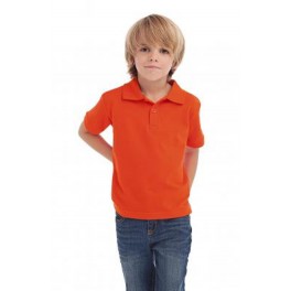 Kids' Tagless&reg; Polo Organic